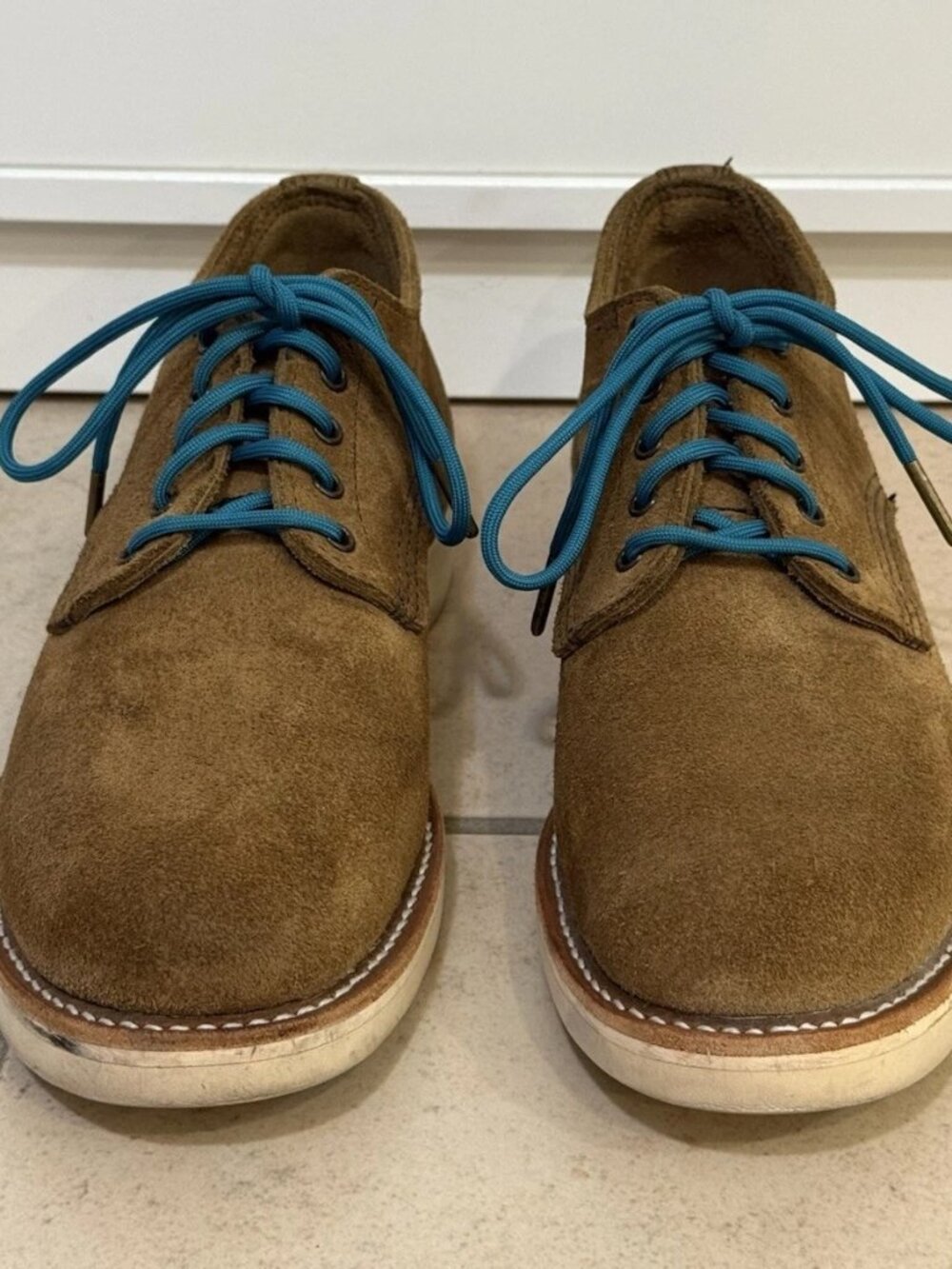 Red Wing Heritage 8043 Merchant Oxford Olive Mohave, Men's 8.5D, Vibram Resole